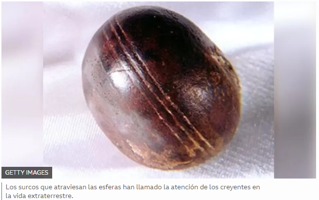 Las esferas fueron encontradas dentro de rocas de 2.800 millones de años de antigüedad.