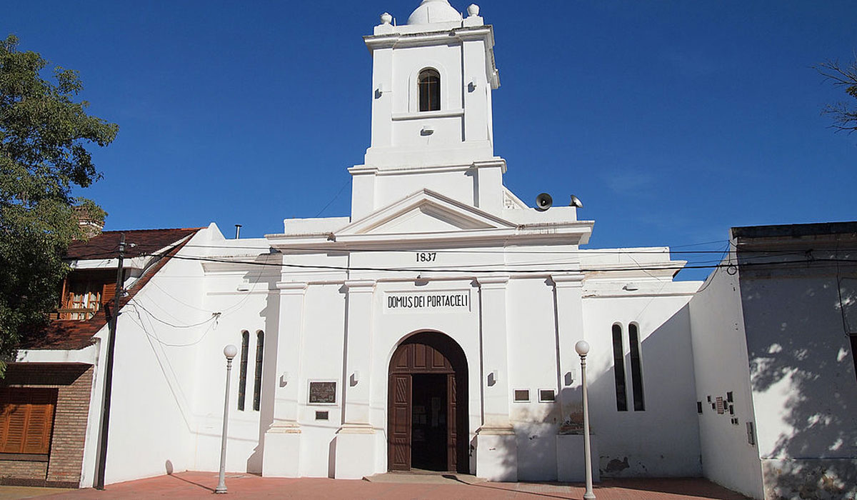 Iglesia San Jerónimo de Coronda, provincia de Santa Fe, Argentina.
